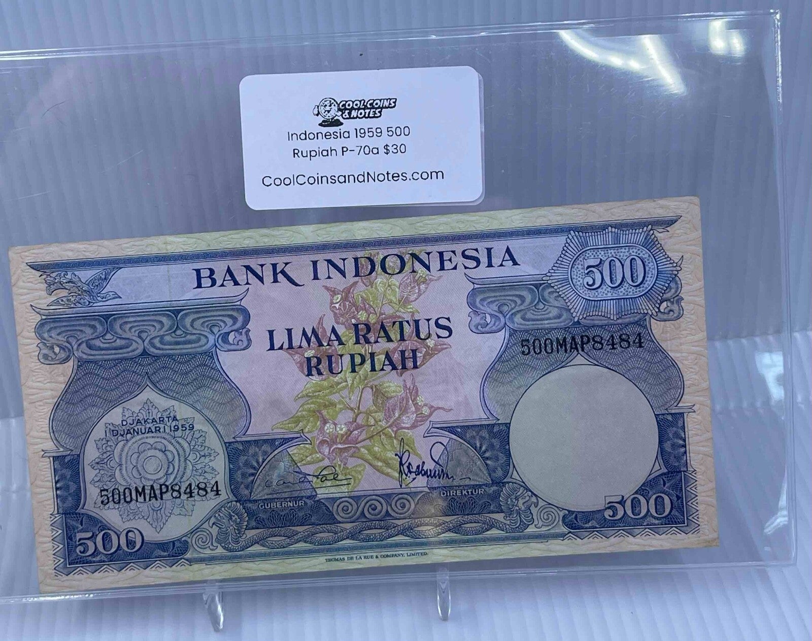 500 Banknote Currency Sleeves Rigid Large European Size Topload Holders Notes